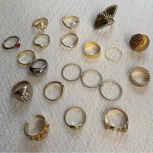 Gold and Silver Mixed Metal Ring Sets